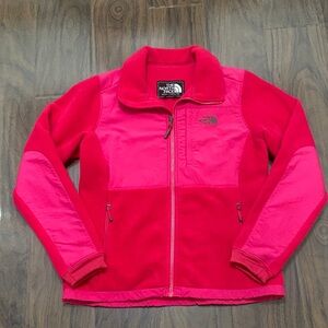 The North Face Denali Fleece Zip Up Jacket Pink